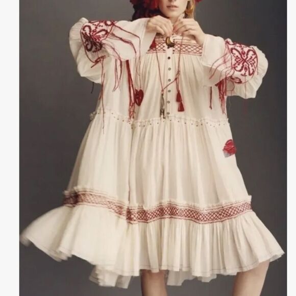 ZARA White Embroidered Dress “Limited Edition” - Picture 3 of 16